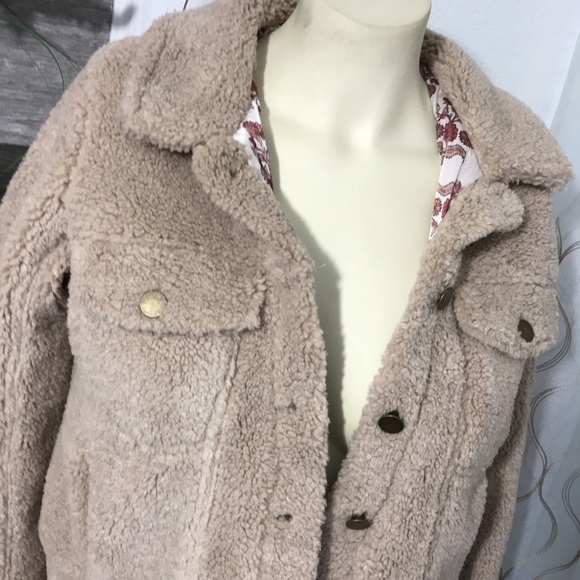 Joyfolie | Aneesa Sherpa Jacket Sz 14 for girls. - Picture 2 of 11